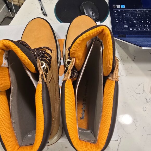 Timberland Originals Ultra Waterproof Boots Wheat Nubuck Men's SZ 11 TB0A44SH231 - Picture 9 of 16